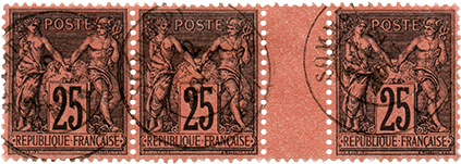 timbrestype Au Sage 25c rouge
